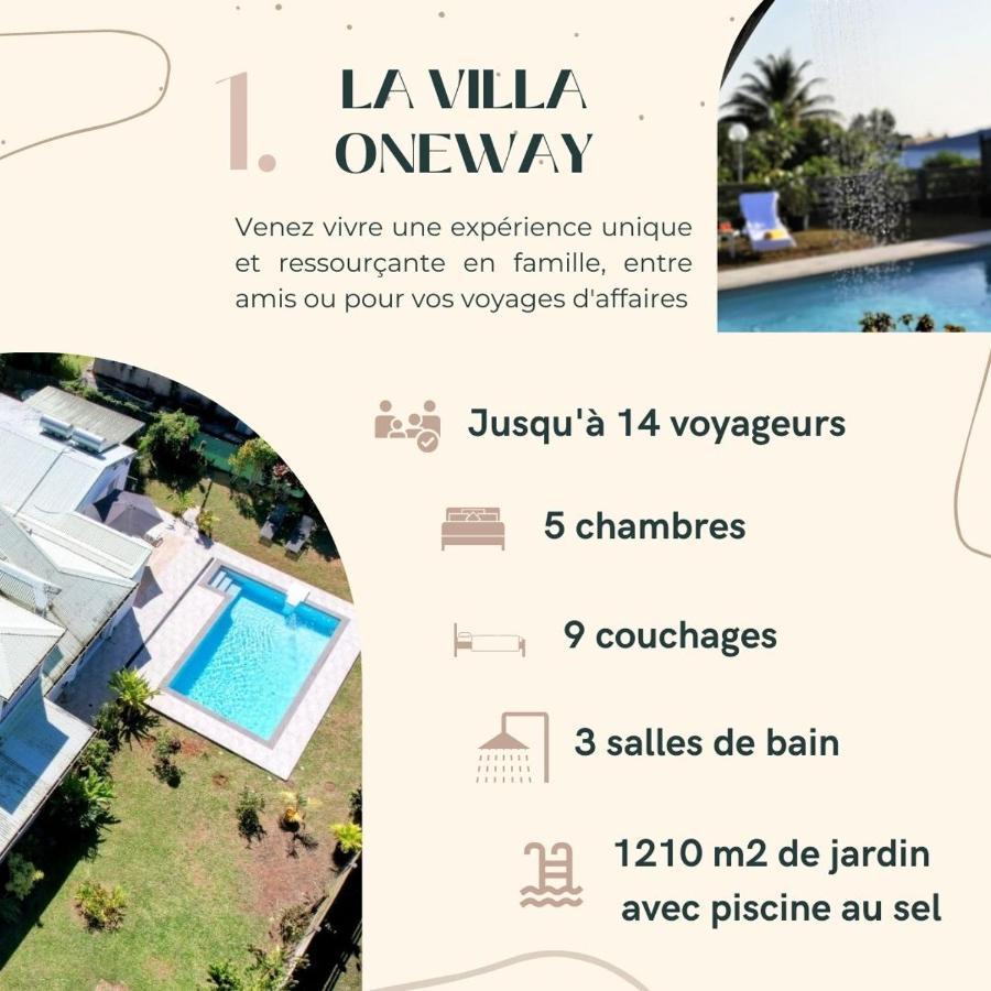 Villa Oneway, Piscine Privee, Classee 3 Etoiles Sainte-Rose Exterior photo